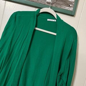 Staccato Emerald Green Open Front Cardigan